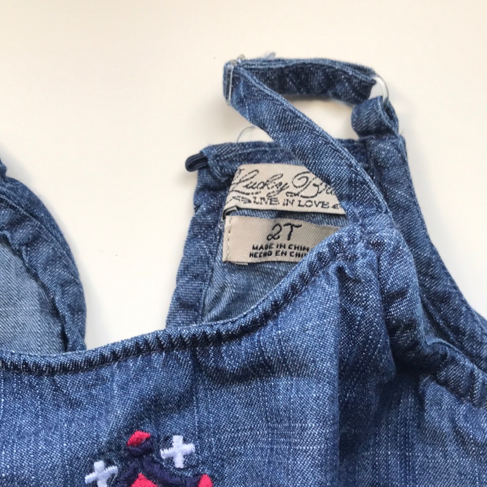 Denim Romper - Picture 4 of 5